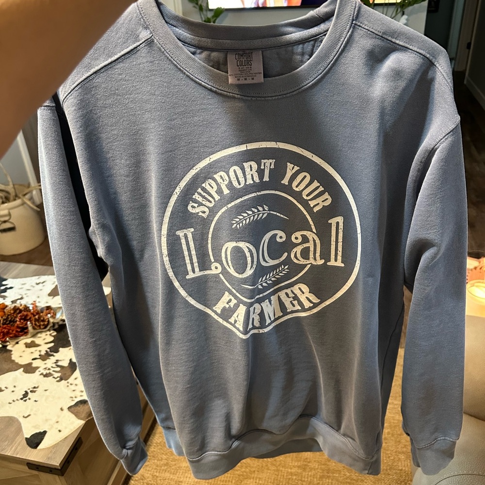 Comfort Colors Blue Crewneck Sweater